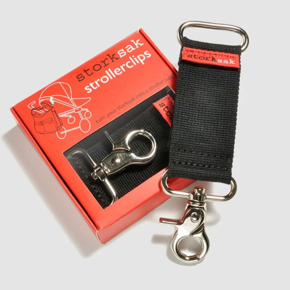 Storksak Stroller Clips • Silver ✨ - Picture 2 of 6